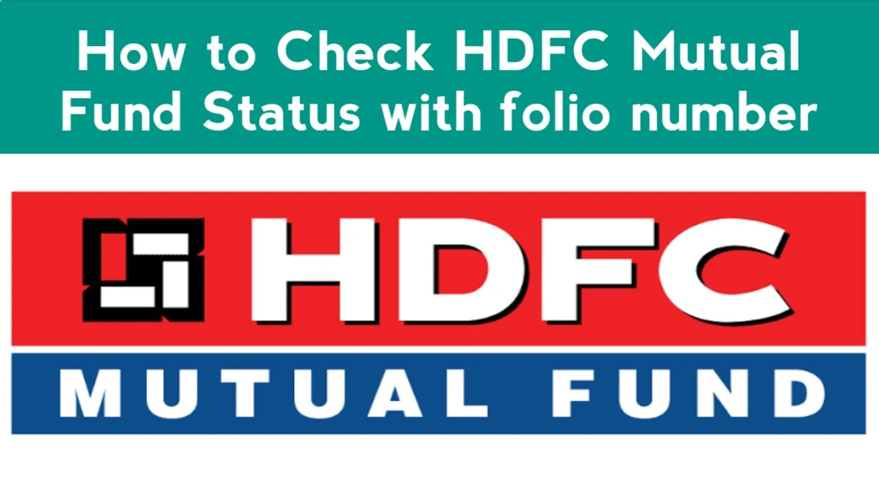 How to Check HDFC Mutual Fund Status with folio number